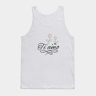 Valentine's design , I love you in Italian Tank Top